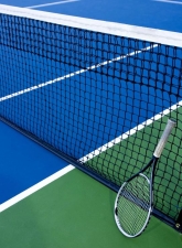 Profesionalus dvigubas lauko teniso tinklas, PE 3mm (su trosu)