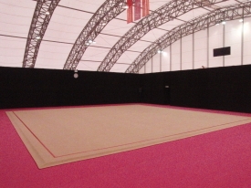 Meninės gimnastikos kilimas, 14 x 14 m