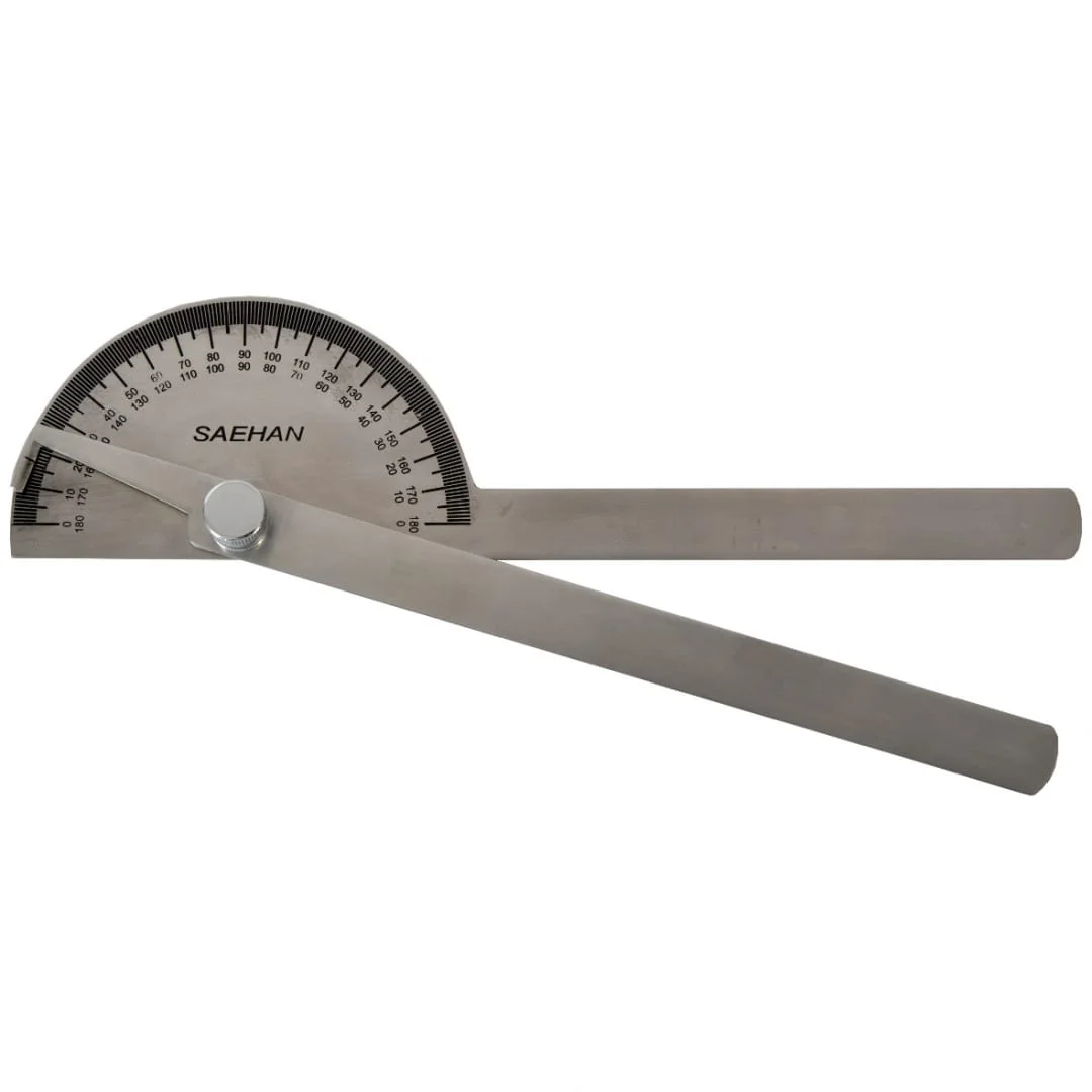 Plieninis goniometras Sehan Goniometer 20 cm. 0-180°x2 Plieninis goniometras Sehan Goniometer 20 cm. 0-180°x2