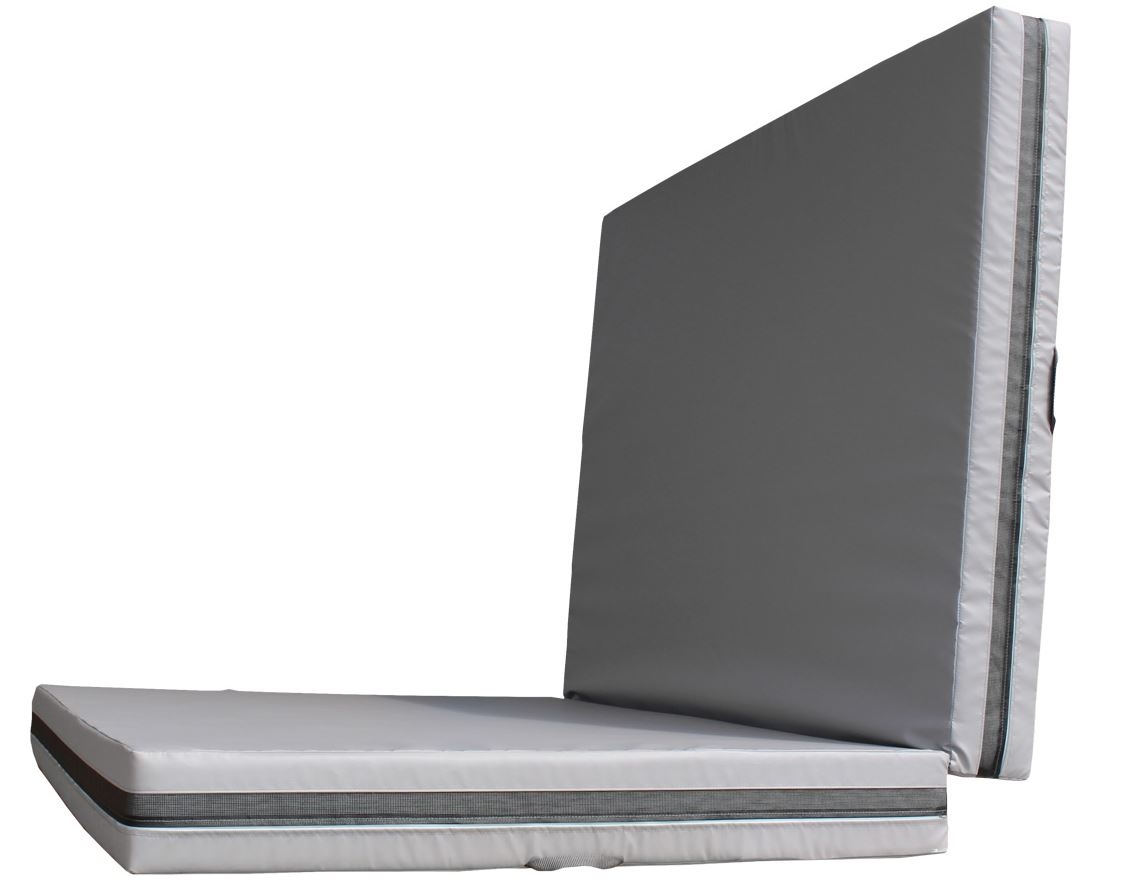 Sulankstomas 2 dalių čiužinys T21 - 300 x 200 x 20 cm - Image 2