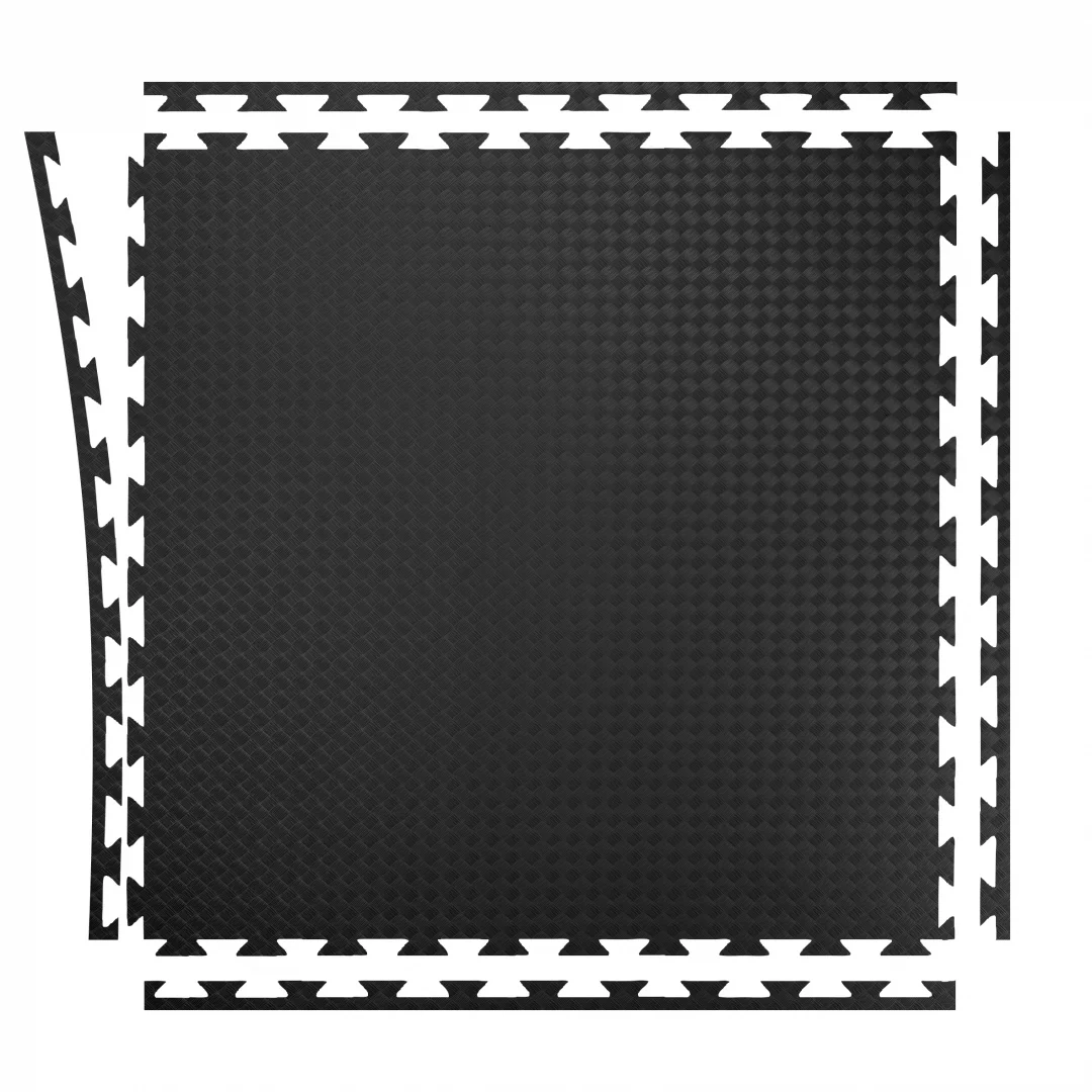 Dviguba Competition Profi puzzle, EVA putos, 100x100x2.0cm Dvigubas puzzle Judo tatamis, EVA putos, 100x100x4.0cm