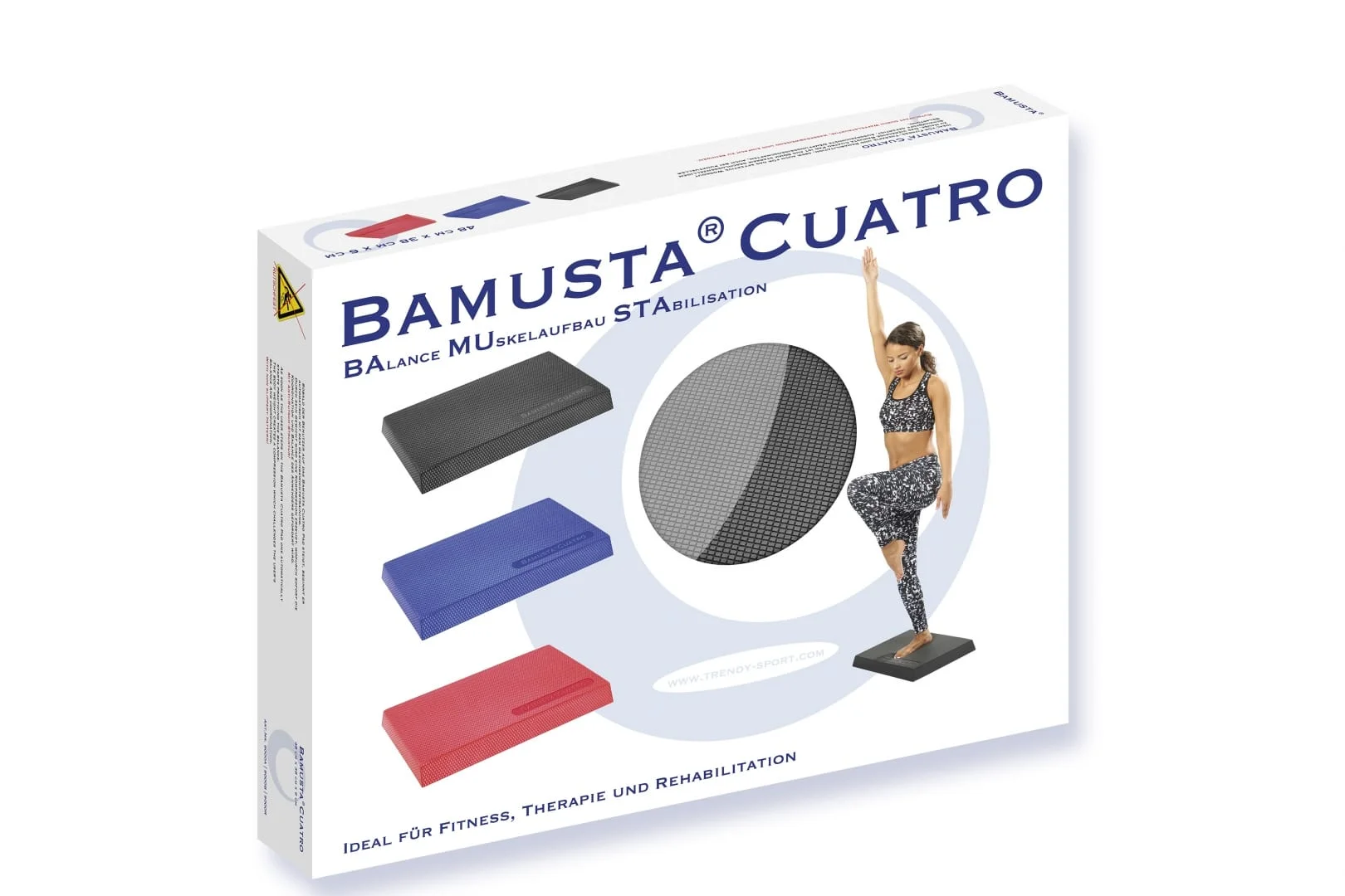 Balansinė platforma BAMUSTA CUATRO, 48 X 39 X 6,0 cm Balansinė platforma BAMUSTA CUATRO, 48 X 39 X 6,0 cm