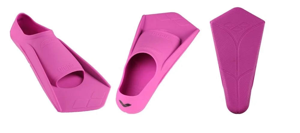 Trumpi silikoniniai Arena Power Fin plaukmenys pink/black Trumpi silikoniniai Arena Power Fin plaukmenys pink/black