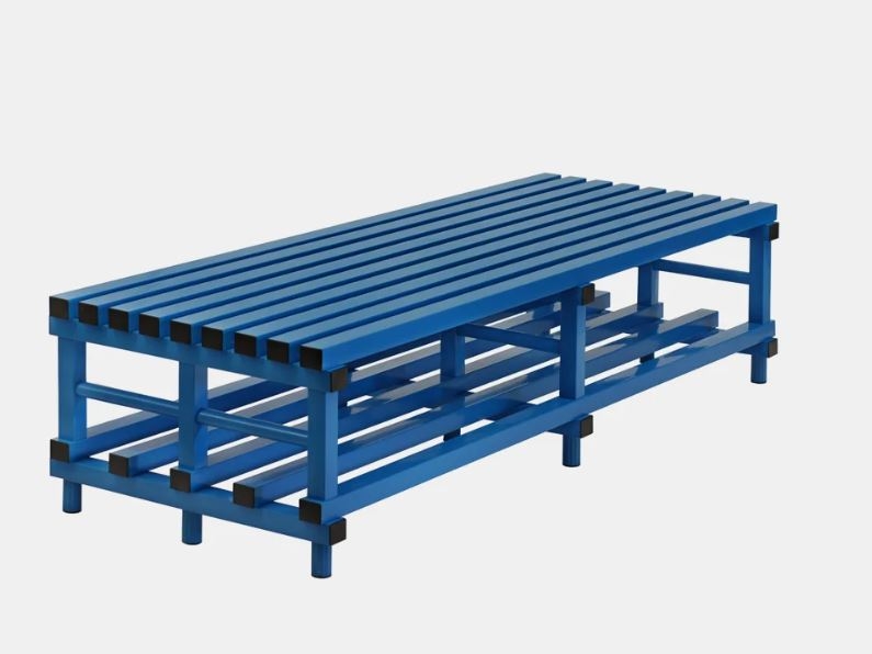 Dvigubas baseino suolas su apatine lentyna