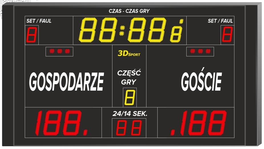 Švieslentė 3D Sport DTS 130 PRO