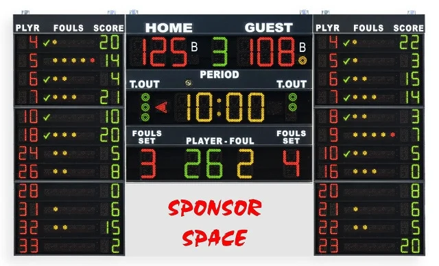 Švieslentė FS-130N FIBA patvirtinta Švieslentė FS-130N FIBA patvirtinta
