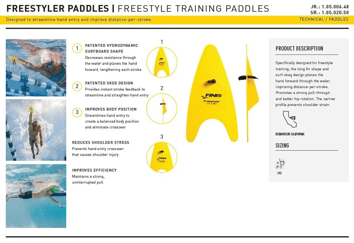 Plaukimo lopetėlės FINIS FREESTYLER Plaukimo lopetėlės FINIS FREESTYLER