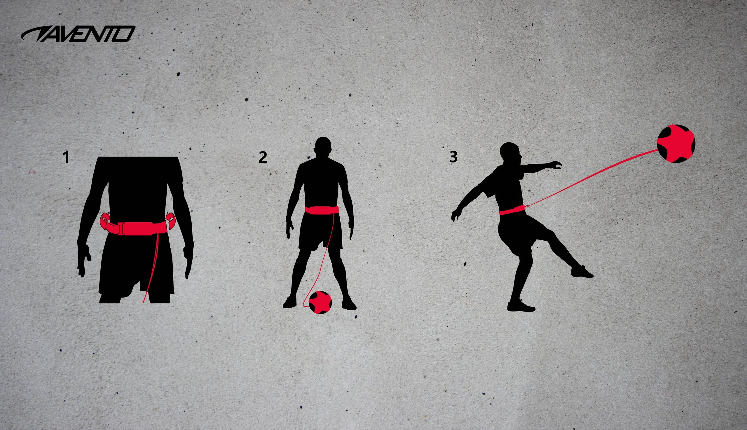 Futbolo įgūdžių treniruoklis su elastine virve Futbolo įgūdžių treniruoklis su elastine virve - Image 3