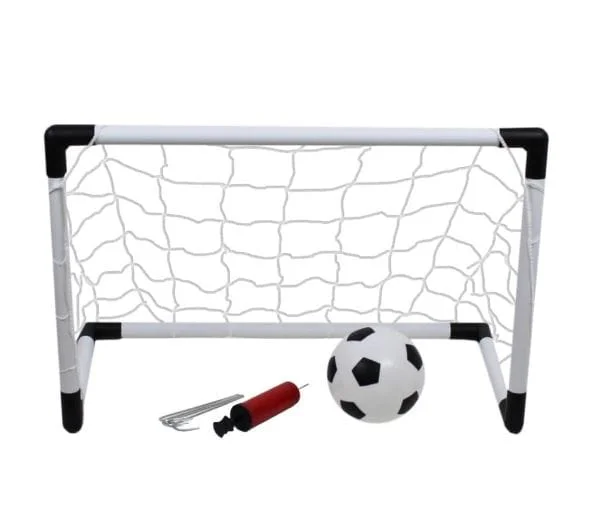 MINI Futbolo vartai su kamuoliu 60x40x30 cm 0002001 MINI Futbolo vartai su kamuoliu 60x40x30 cm 0002001