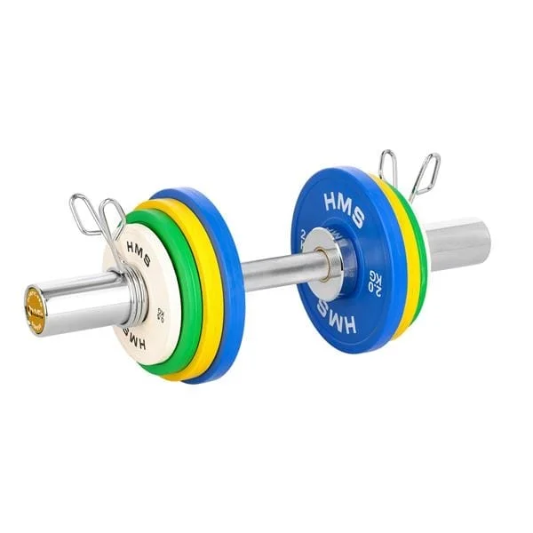 Trumpas olimpinis grifas +spaustukai GOP050, 50 cm Trumpas olimpinis grifas +spaustukai GOP050, 50 cm