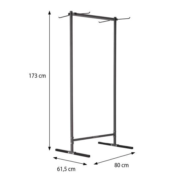 Kilimėlių laikiklis reguliuojamo pločio, 173x80x61,5 cm Kilimėlių laikiklis reguliuojamo pločio, 173x80x61,5 cm