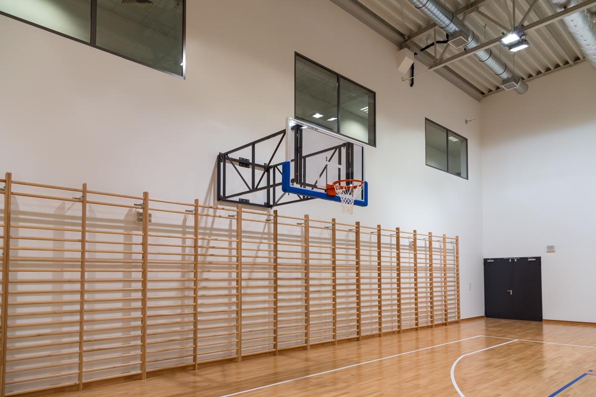 Sulankstoma krepšinio konstrukcija, projekcija nuo sienos iki lentos 1,90 - 2,50 m. - Image 2