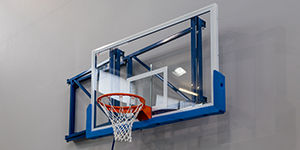 Sulankstoma krepšinio konstrukcija, projekcija nuo sienos iki lentos 1,90 - 2,50 m. - Image 3