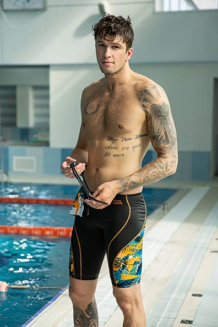 Vyriškos plaukimo glaudės MAD WAVE SPURT PBT H2 Vyriškos plaukimo glaudės MAD WAVE SPURT PBT H2