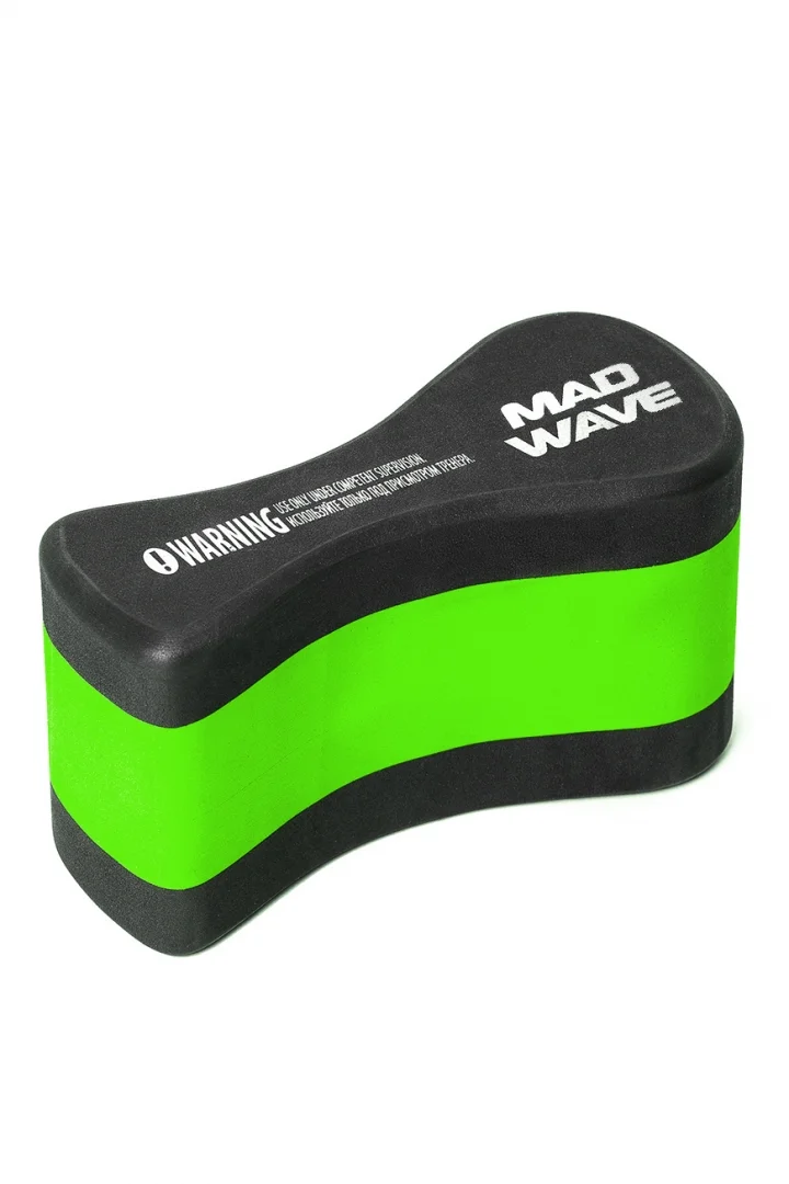 Plaukimo plūdė MADWAVE EXT, Black/Green Plaukimo plūdė MADWAVE EXT, Black/Green