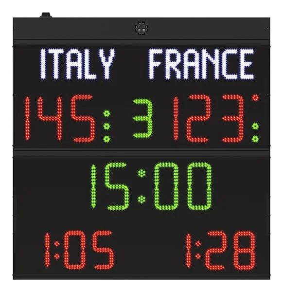 Švieslentė FC54H25N programuojami pavadinimai FIBA patvirtinta Švieslentė FC54H25N programuojami pavadinimai FIBA patvirtinta