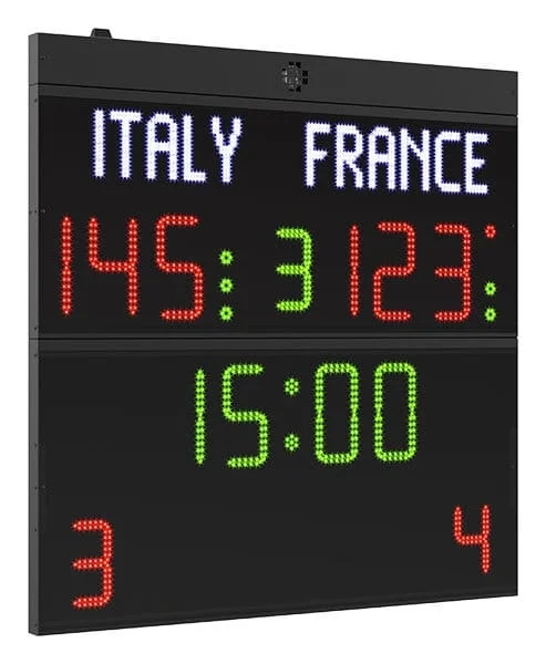 Švieslentė FC54H25N programuojami pavadinimai FIBA patvirtinta Švieslentė FC54H25N programuojami pavadinimai FIBA patvirtinta