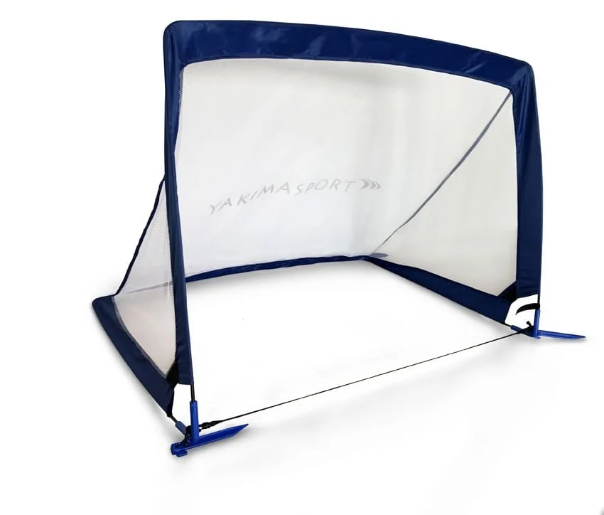 Nešiojami futbolo vartai POP UP 120×80 cm (2 vnt. + krepšys)