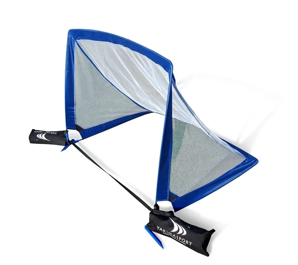Nešiojami futbolo vartai POP UP 120×80 cm (2 vnt. + krepšys)