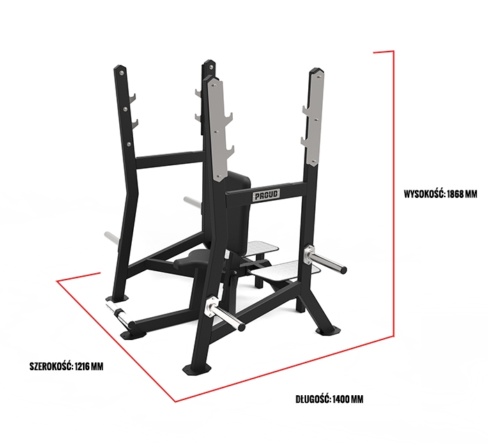 Vertikalus pečių juostos suoliukas PROUD CHAMPION - Image 3