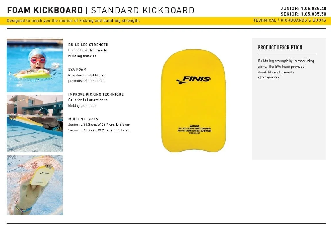 Plaukimo lenta FINIS Kickboard Plaukimo lenta FINIS Kickboard