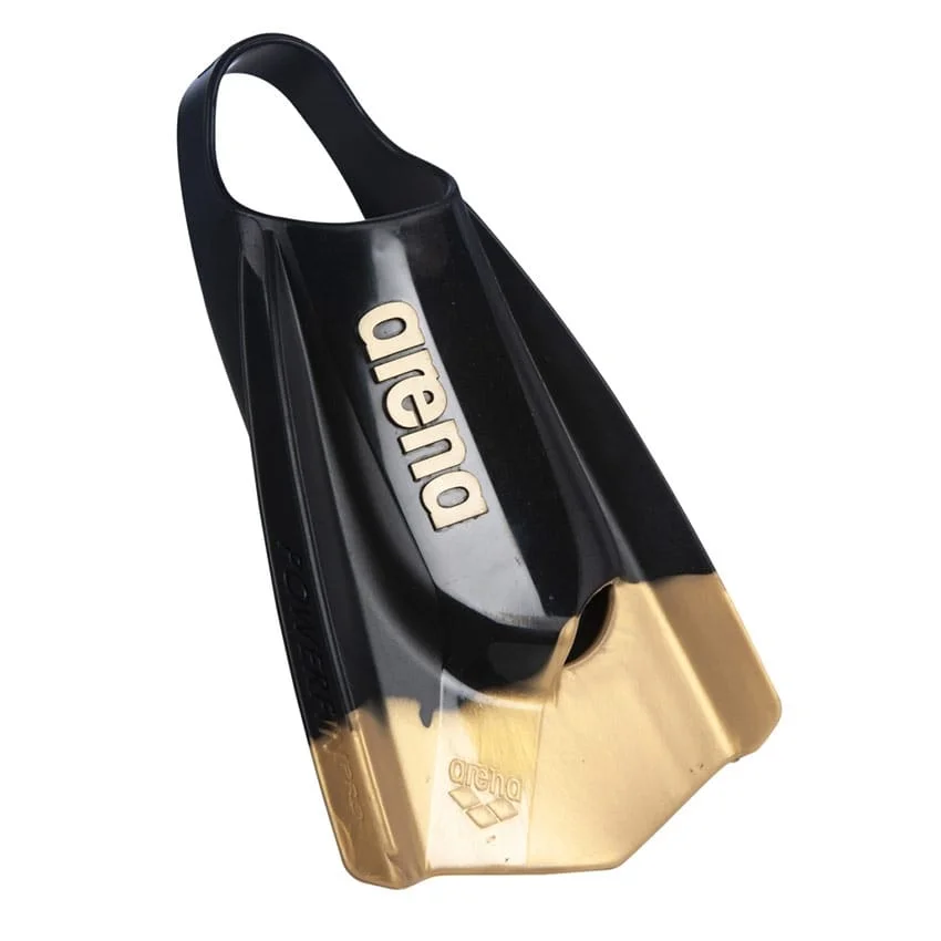 Silikoniniai plaukmenys ARENA POWERFIN PRO black/gold Silikoniniai plaukmenys ARENA POWERFIN PRO black/gold
