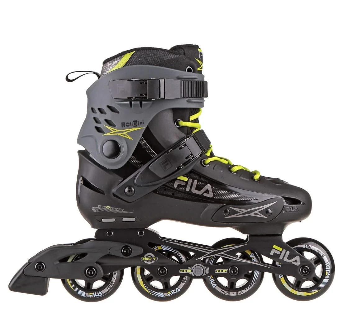 Riedučiai FILA HOUDINI black/grey/lime Riedučiai FILA HOUDINI black/grey/lime
