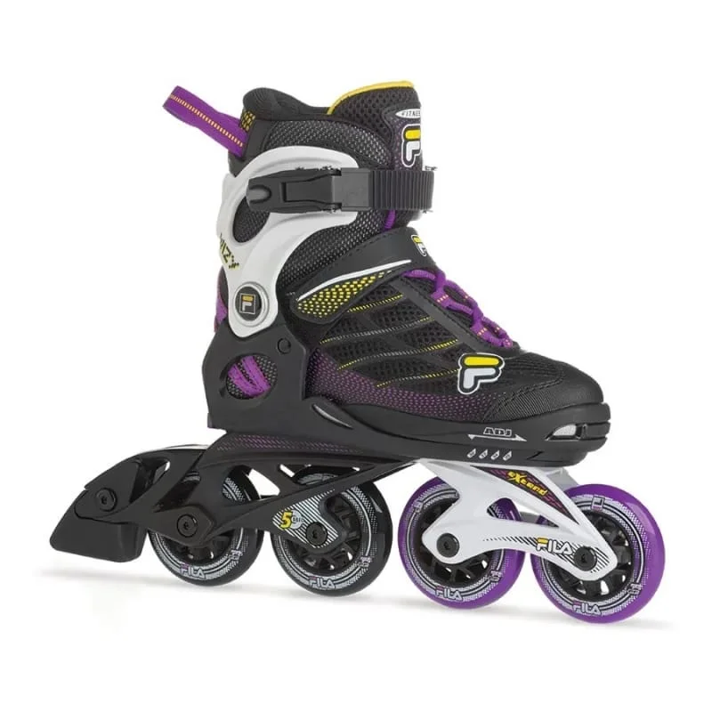 Reguliuojamo dydžio riedučiai FILA WIZY G black/yellow/magenta Reguliuojamo dydžio riedučiai FILA WIZY G black/yellow/magenta