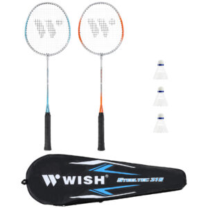 Badmintono rinkinys STEELTEC 216K (2 raketės+3 skraidukai)