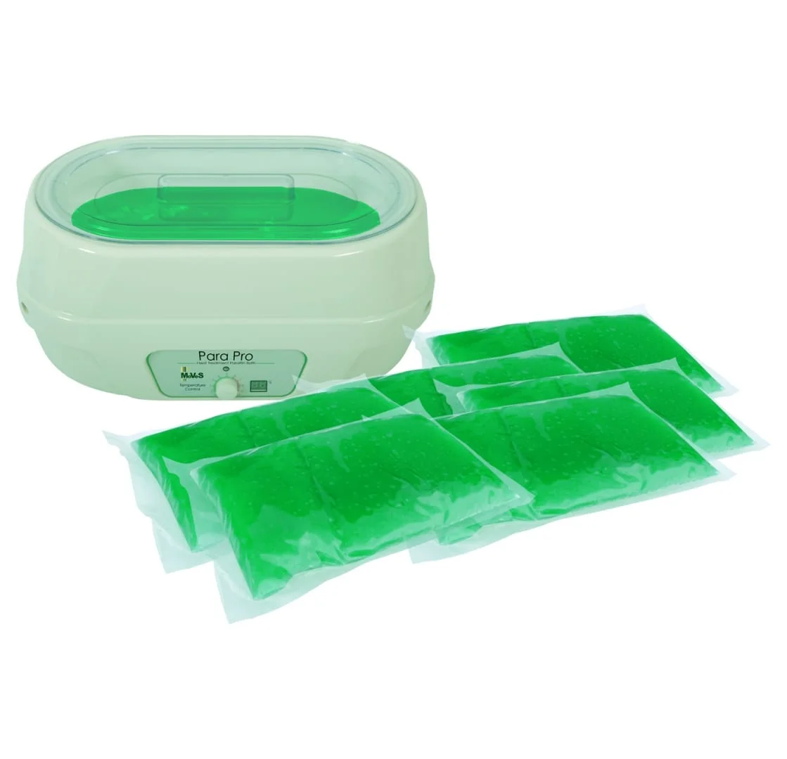 Parafino vonelė + 6 vnt. arbatmedžio parafino pakuotės (2,72kg) Parafino vonelė + 6 vnt. arbatmedžio parafino pakuotės (2,72kg)