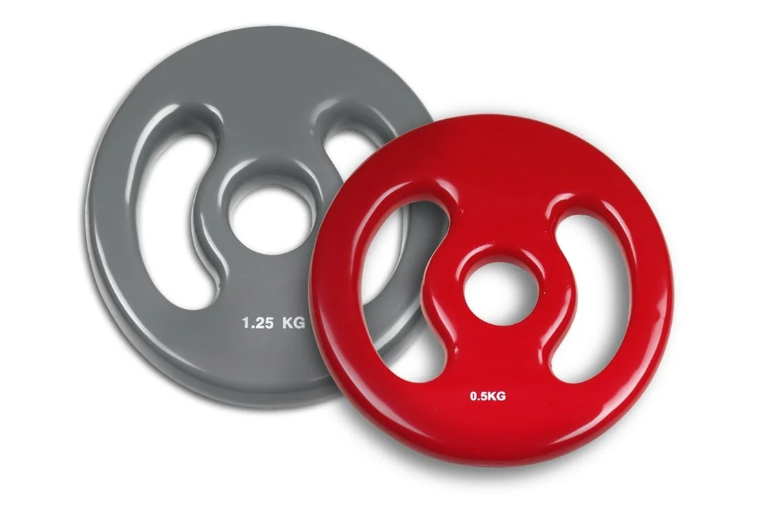 Aerobikos svorinis diskas, padengtas vinilu 0,5 kg Aerobikos svorinis diskas, padengtas vinilu 0,5 kg