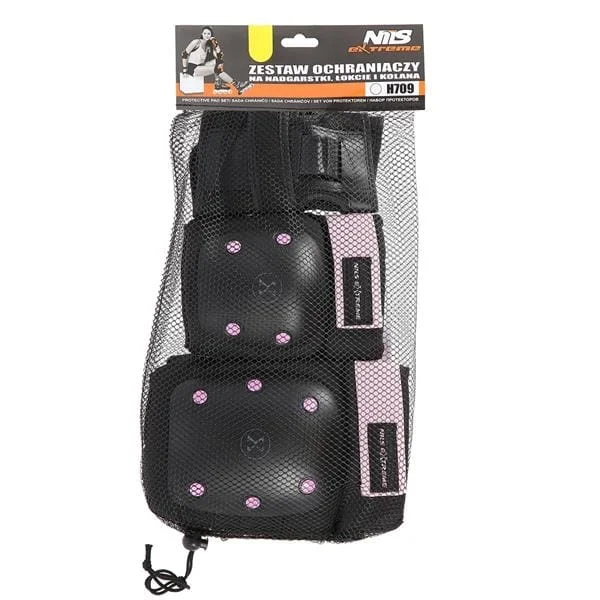 Apsaugų komplektas H709 (Juoda/rožinė) Apsaugų komplektas H709 (Juoda/rožinė)