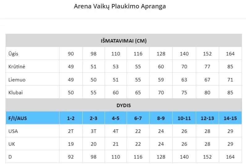 Berniukų plaukimo glaudės ARENA THRICE Berniukų plaukimo glaudės ARENA THRICE
