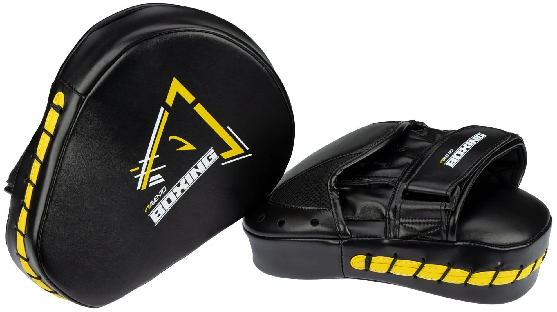 Bokso letenos Sparring Handpads, juoda/geltona Bokso letenos Sparring Handpads, juoda/geltona