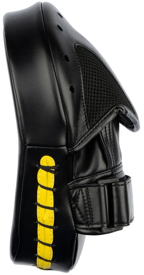 Bokso letenos Sparring Handpads, juoda/geltona Bokso letenos Sparring Handpads, juoda/geltona