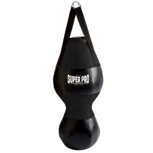 Super Pro Combat Gear Uppercut bokso maišas, juodas, 80×33 cm