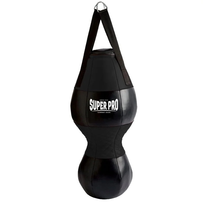 Super Pro Combat Gear Uppercut bokso maišas, juodas, 80×33 cm Super Pro Combat Gear Uppercut bokso maišas, juodas, 80×33 cm