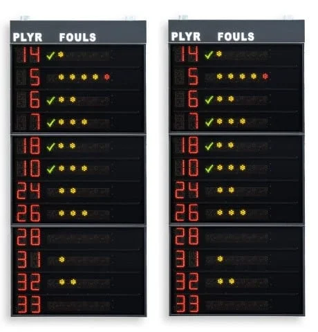 Informacinė švieslentė FS412B pražangoms fiksuoti 2×12, FIBA approved Informacinė švieslentė FS412B pražangoms fiksuoti 2×12, FIBA approved