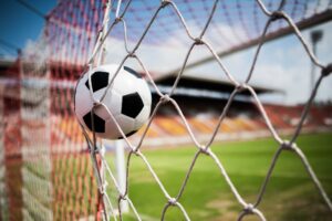 Futbolo vartų tinklas NETEX PE4 7,5×2,5×0,8×2 2 vnt.