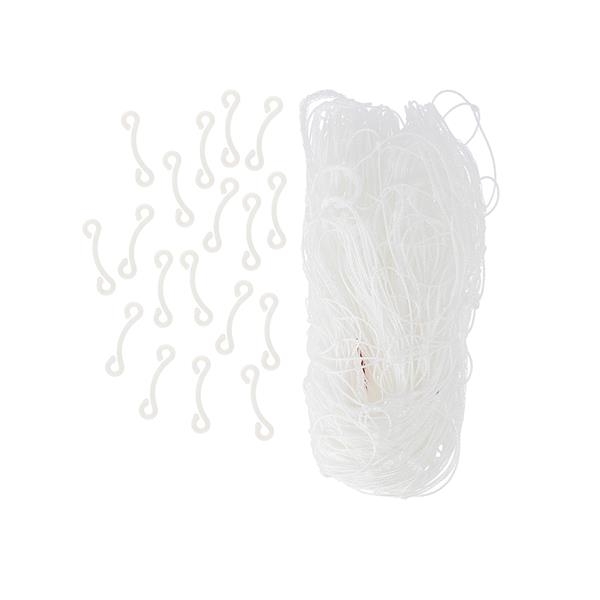 Futbolo vartų tinklelis PE 1,2 mm, 245 x 155 x 80 cm