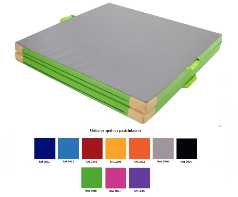 Sulankstomas 3 dalių čiužinys 200 x 120 x 5 cm