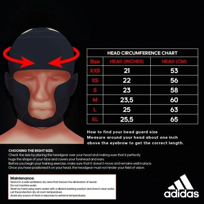 ADIDAS AIBA bokso šalmas raudonas ADIDAS AIBA bokso šalmas raudonas