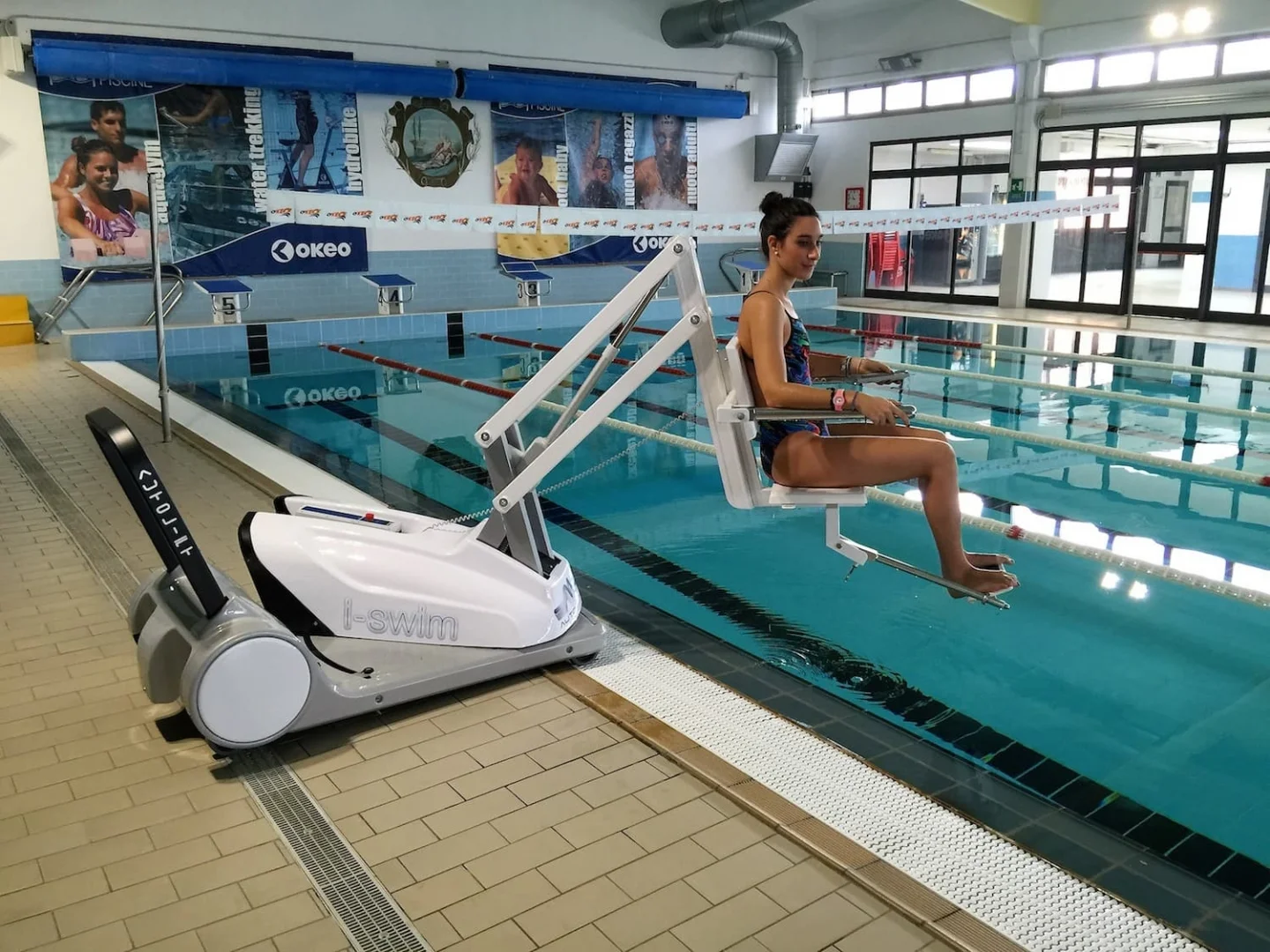 Mobilus neįgaliųjų keltuvas į SPA zonas I-SWIM2 SPA Mobilus neįgaliųjų keltuvas į SPA zonas I-SWIM2 SPA