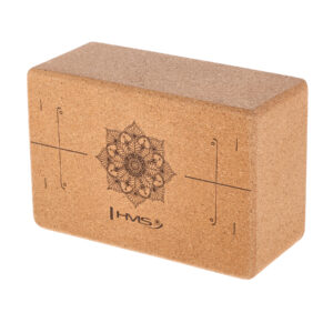 Jogos kaladėlė KJ02 CORK YOGA BLOCK, 22x10x15 cm