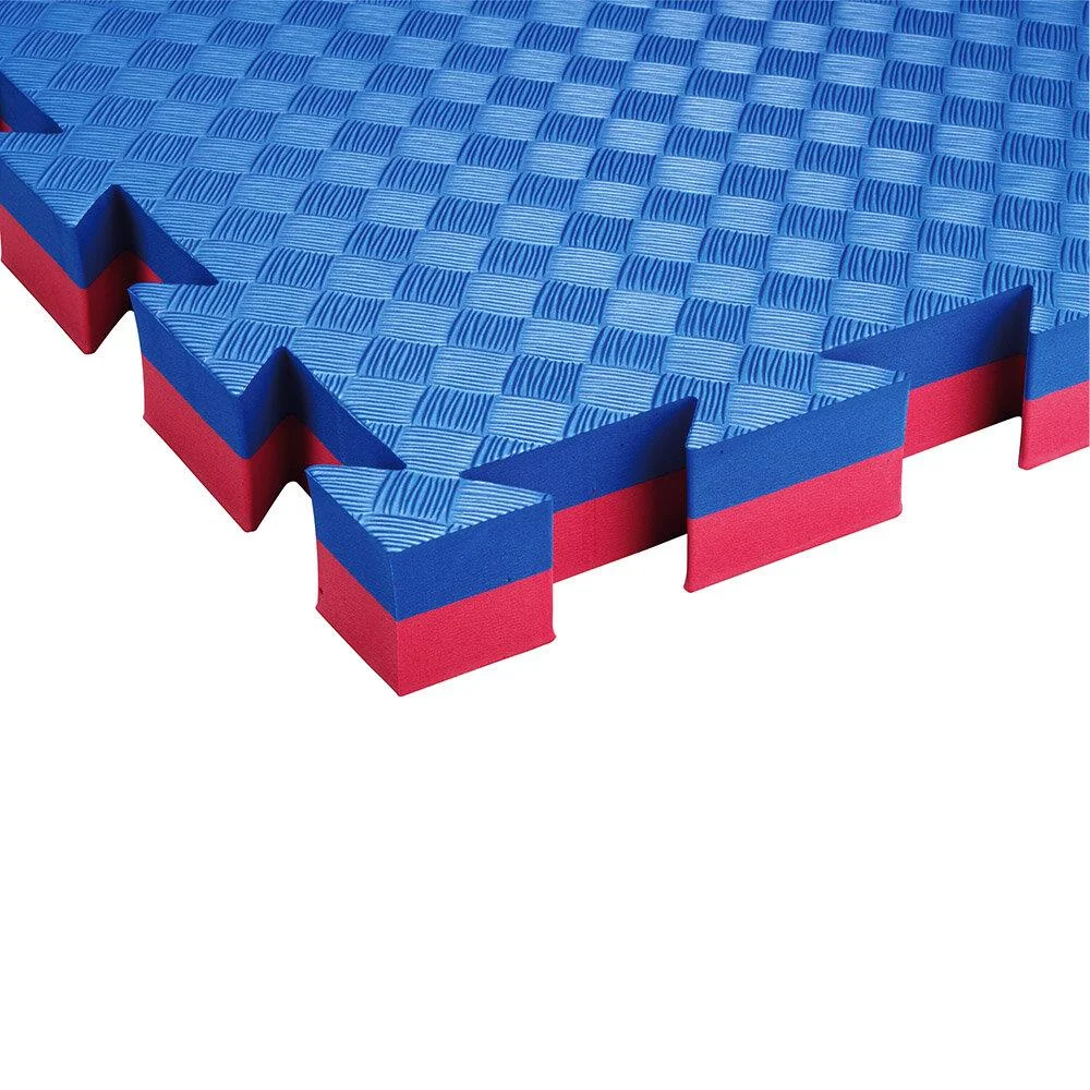 Dviguba Competition Profi puzzle, EVA putos, 100x100x2.0cm Dvigubas puzzle Judo tatamis, EVA putos, 100x100x4.0cm