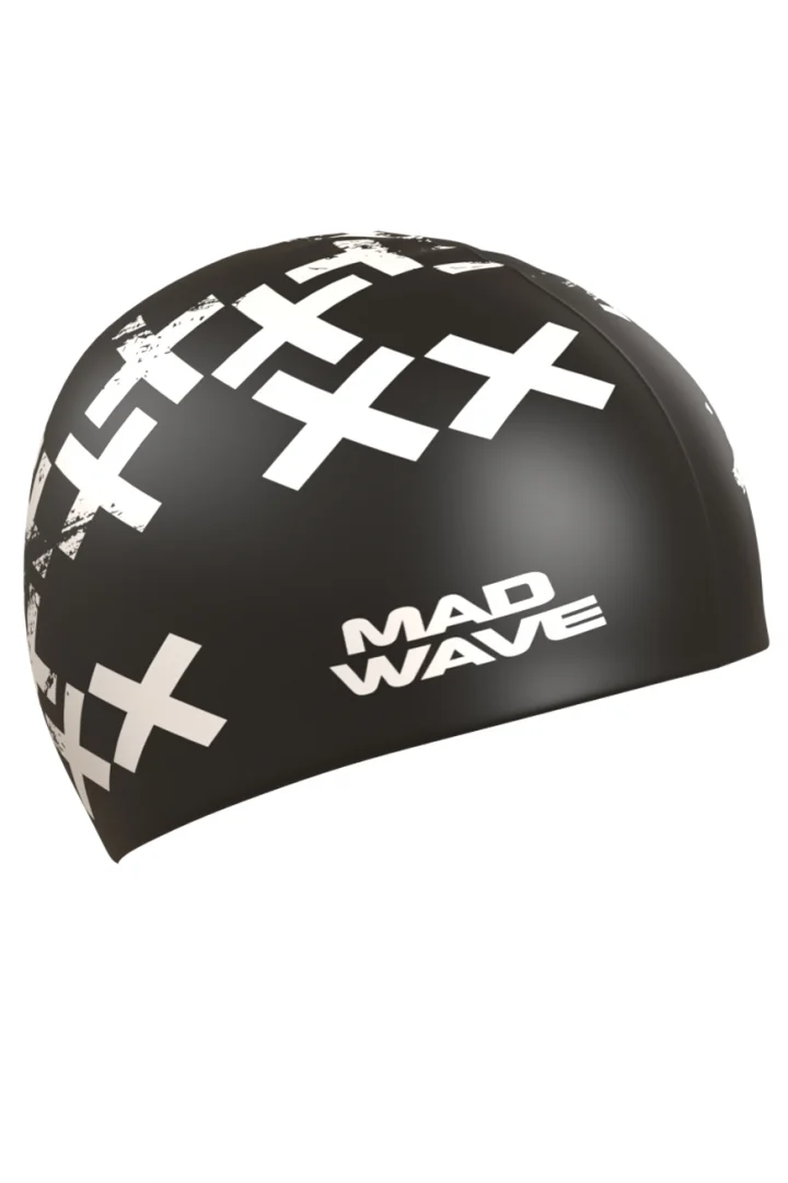Plaukimo kepurėlė Mad Wave CROSS Plaukimo kepurėlė Mad Wave CROSS