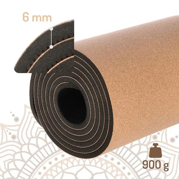 Mankštos kilimėlis YM11 TPE CORK, 182x61x0,6 cm Mankštos kilimėlis YM11 TPE CORK, 182x61x0,6 cm