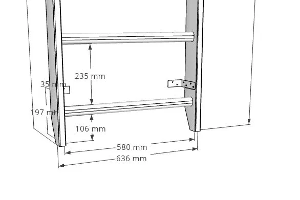 Daugiafunkcinė sportinė sienelė BenchK 112 + A204 Daugiafunkcinė sportinė sienelė BenchK 112 + A204