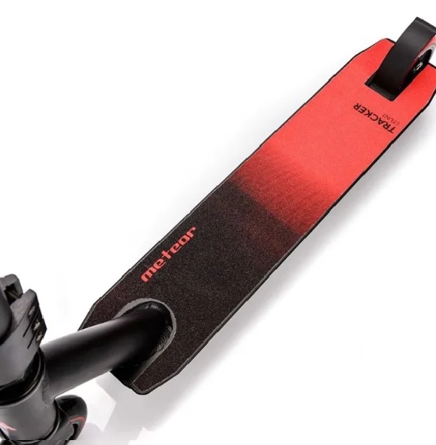 Paspirtukas METEOR Tracker juoda/raudona 22539 Paspirtukas METEOR Tracker juoda/raudona 22539
