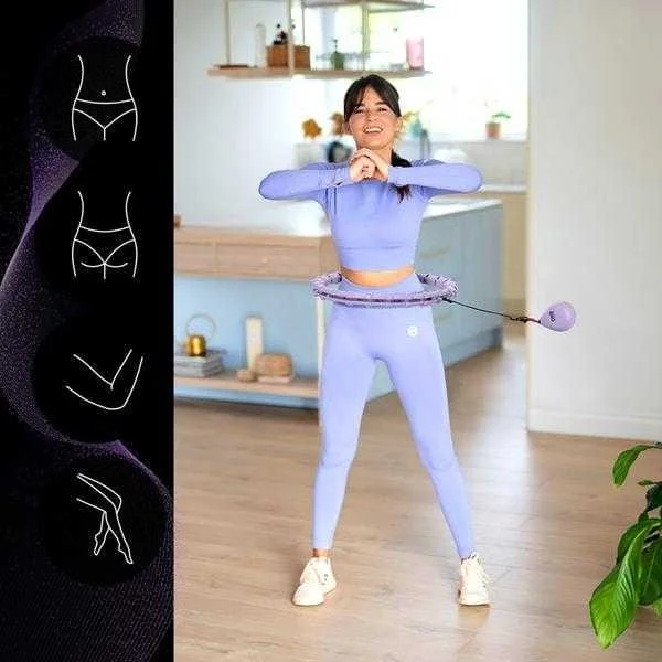 Masažuojantis gimnastikos lankas HULA HOOP Masažuojantis gimnastikos lankas HULA HOOP